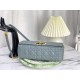 Replica Christian Dior Large Dior Caro Bag Light Blue Replica Christian Dior Large Dior Caro Bag Light Blue