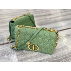 Replica Christian Dior Large Dior Caro Bag Green Replica Christian Dior Large Dior Caro Bag Green