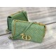 Replica Christian Dior Large Dior Caro Bag Green Replica Christian Dior Large Dior Caro Bag Green