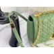 Replica Christian Dior Large Dior Caro Bag Green Replica Christian Dior Large Dior Caro Bag Green