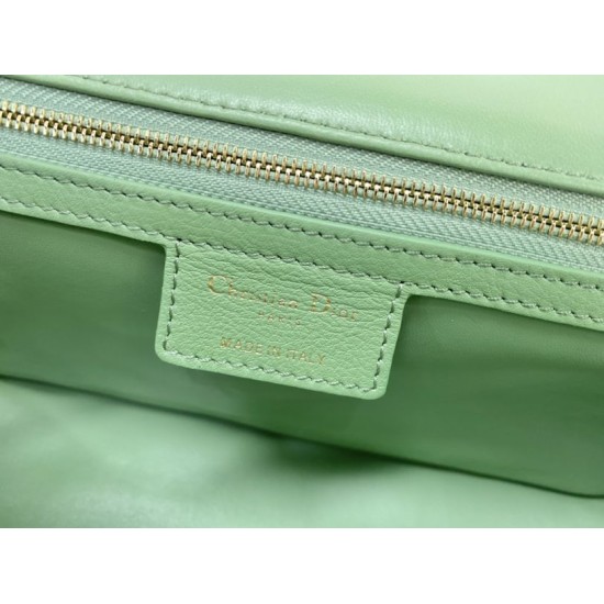 Replica Christian Dior Large Dior Caro Bag Green Replica Christian Dior Large Dior Caro Bag Green