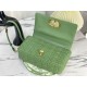 Replica Christian Dior Large Dior Caro Bag Green Replica Christian Dior Large Dior Caro Bag Green