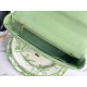 Replica Christian Dior Large Dior Caro Bag Green Replica Christian Dior Large Dior Caro Bag Green
