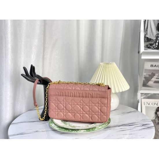 Replica Christian Dior Large Dior Caro Bag Pink Replica Christian Dior Large Dior Caro Bag Pink