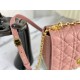 Replica Christian Dior Large Dior Caro Bag Pink Replica Christian Dior Large Dior Caro Bag Pink