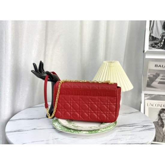 Replica Christian Dior Large Dior Caro Bag Red Fake Christian Dior Large Dior Caro Bag Red Replica