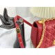 Replica Christian Dior Large Dior Caro Bag Red Fake Christian Dior Large Dior Caro Bag Red Replica