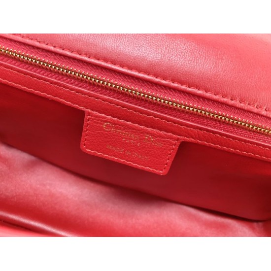 Replica Christian Dior Large Dior Caro Bag Red Fake Christian Dior Large Dior Caro Bag Red Replica
