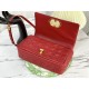 Replica Christian Dior Large Dior Caro Bag Red Fake Christian Dior Large Dior Caro Bag Red Replica