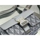 Replica Christian Dior Hit the Road Messenger Bag CD Diamond Canvas Gray Replica Christian Dior Hit the Road Messenger Bag CD Diamond Canvas Gray