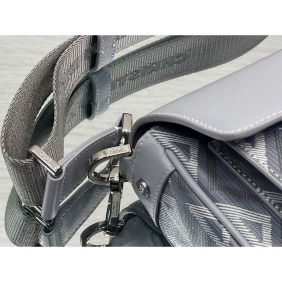 Replica Christian Dior Hit the Road Messenger Bag CD Diamond Canvas Gray Replica Christian Dior Hit the Road Messenger Bag CD Diamond Canvas Gray