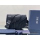 Fake Christian Dior Saddle Men Pouch Dior Oblique Jacquard Black Replica Fake Christian Dior Saddle Men Pouch Dior Oblique Jacquard Black Replica