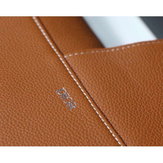 Replica Christian Dior Saddle Belt Men Bag Grained Calfskin Brown Replica Christian Dior Saddle Belt Men Bag Grained Calfskin Brown