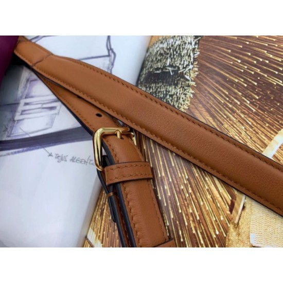Replica Small Croissant Hobo Bag Brown Fake Small Croissant Hobo Bag Brown Replica