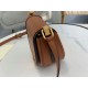 Fake Moonlight Saddle Bag Brown Replica
