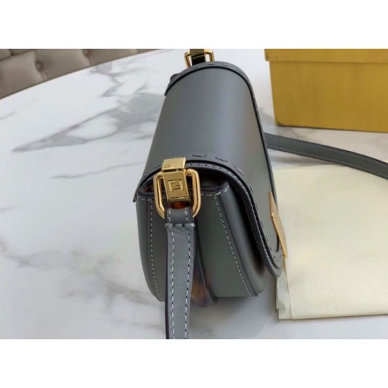 Fake Moonlight Saddle Bag Grey Replica Replica Moonlight Saddle Bag Grey