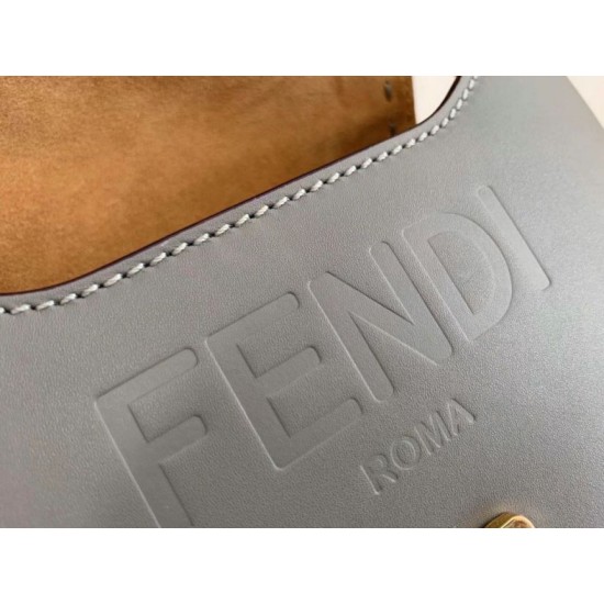 Fake Moonlight Saddle Bag Grey Replica Replica Moonlight Saddle Bag Grey