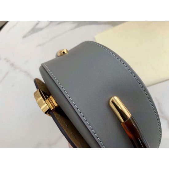 Fake Moonlight Saddle Bag Grey Replica Replica Moonlight Saddle Bag Grey