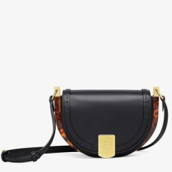 Fake Moonlight Saddle Bag Black Replica