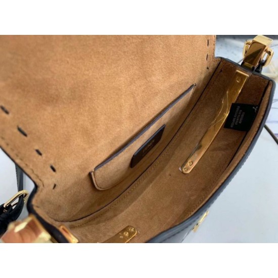 Fake Moonlight Saddle Bag Black Replica Fake Moonlight Saddle Bag Black Replica