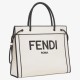 Replica Large Roma Shopper Bag In Undyed Canvas