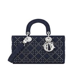 Fake Christian Dior Lady D-Joy Bag Dark Blue Replica