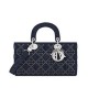 Fake Christian Dior Lady D-Joy Bag Dark Blue Replica Fake Christian Dior Lady D-Joy Bag Dark Blue Replica
