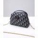 Fake Christian Dior Mini 30 Montaigne D-Cosy Bag Dark Blue Replica Replica Christian Dior Mini 30 Montaigne D-Cosy Bag Dark Blue