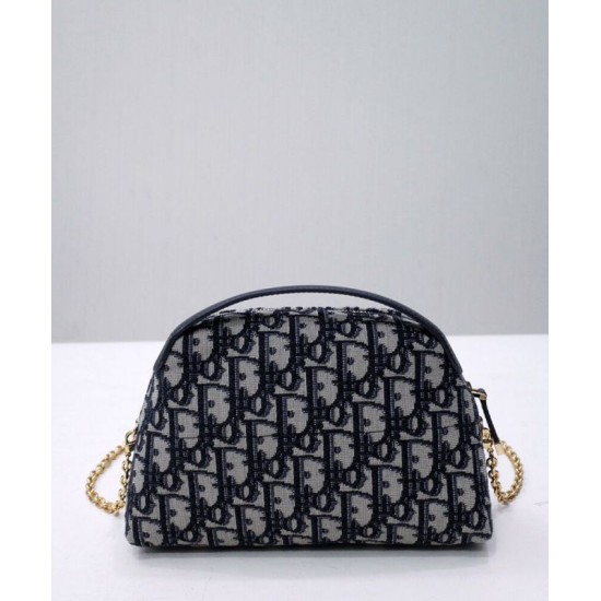 Fake Christian Dior Mini 30 Montaigne D-Cosy Bag Dark Blue Replica Replica Christian Dior Mini 30 Montaigne D-Cosy Bag Dark Blue