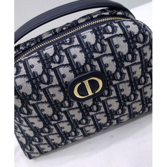 Fake Christian Dior Mini 30 Montaigne D-Cosy Bag Dark Blue Replica Replica Christian Dior Mini 30 Montaigne D-Cosy Bag Dark Blue