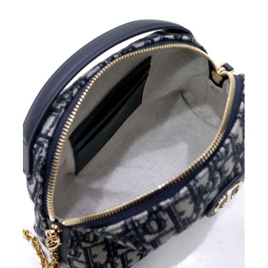 Fake Christian Dior Mini 30 Montaigne D-Cosy Bag Dark Blue Replica Replica Christian Dior Mini 30 Montaigne D-Cosy Bag Dark Blue