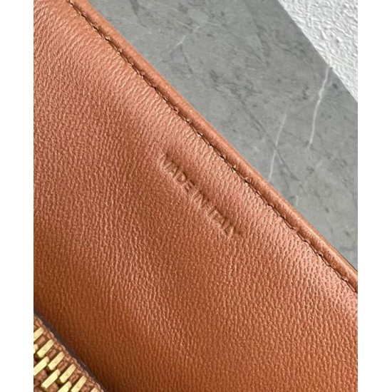 Replica Celine Mini 16 Bag Natural Calfskin Coffee Fake Celine Mini 16 Bag Natural Calfskin Coffee Replica