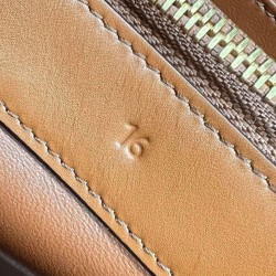 Fake Celine Mini 16 Bag Natural Calfskin Coffee Replica