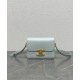 Fake Celine Teen Triomphe Bag Shiny Calfskin Blue Replica