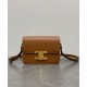 Fake Celine Teen Triomphe Bag Shiny Calfskin Coffee Replica
