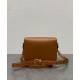 Fake Celine Teen Triomphe Bag Shiny Calfskin Coffee Replica