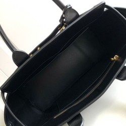 Fake Celine Conti Bag Supple Calfskin Black Replica