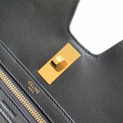 Replica Celine Cabas 16 Bag Smooth Calfskin Black