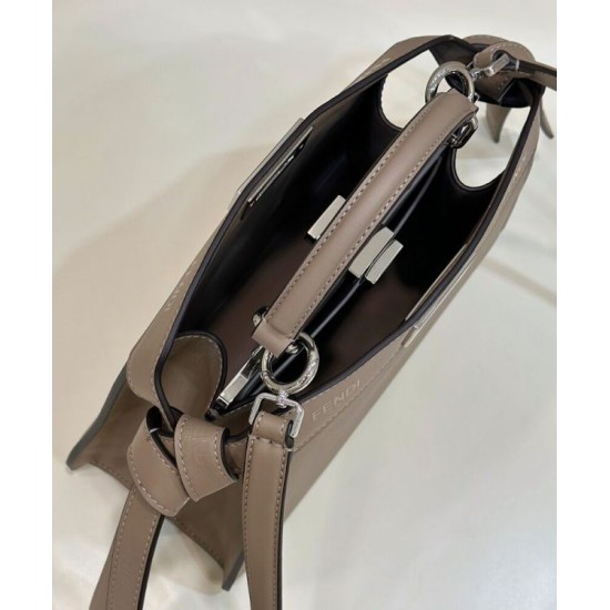 Replica Peekaboo ISeeU Small Bag 8BN327 Gray Replica Peekaboo ISeeU Small Bag 8BN327 Gray