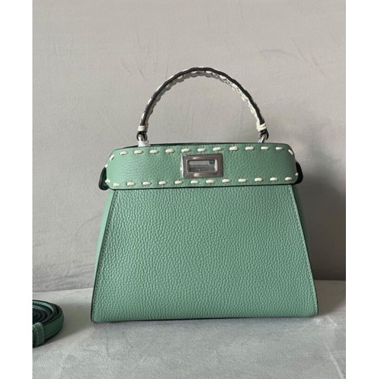 Fake Peekaboo ISeeU Small 8BN327 Bag Green Replica Replica Peekaboo ISeeU Small 8BN327 Bag Green