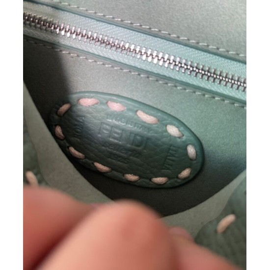 Fake Peekaboo ISeeU Small 8BN327 Bag Green Replica Replica Peekaboo ISeeU Small 8BN327 Bag Green