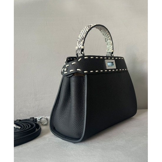 Fake Peekaboo ISeeU Small 8BN327 Bag Black Replica Replica Peekaboo ISeeU Small 8BN327 Bag Black