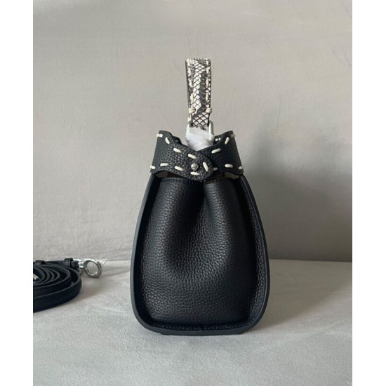 Fake Peekaboo ISeeU Small 8BN327 Bag Black Replica Replica Peekaboo ISeeU Small 8BN327 Bag Black