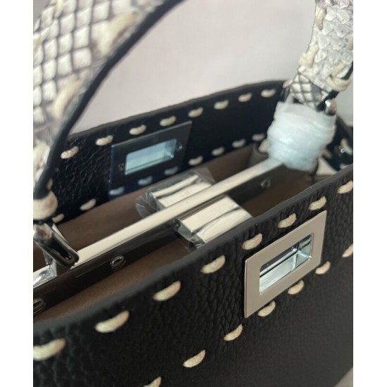 Fake Peekaboo ISeeU Small 8BN327 Bag Black Replica Replica Peekaboo ISeeU Small 8BN327 Bag Black