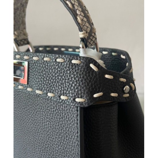 Fake Peekaboo ISeeU Small 8BN327 Bag Black Replica Replica Peekaboo ISeeU Small 8BN327 Bag Black