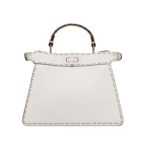 Replica Peekaboo ISeeU Small 8BN327 Bag White Replica Peekaboo ISeeU Small 8BN327 Bag White
