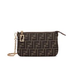 Fake Baguette Pouch 8BS073 Bag Coffee Replica