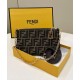 Fake Baguette Pouch 8BS073 Bag Coffee Replica