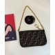 Fake Baguette Pouch 8BS073 Bag Coffee Replica