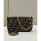 Fake Baguette Pouch 8BS073 Bag Coffee Replica